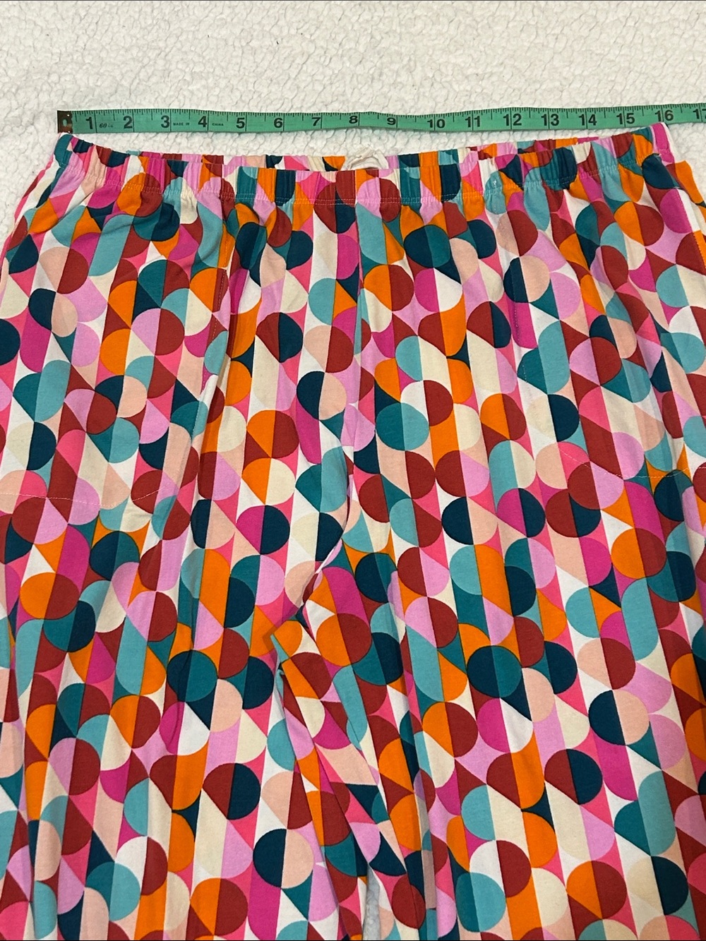 Trina Turk x Bedhead PJs Geometric-Print Long Jersey Pajama Set size Large - Picture 14 of 16